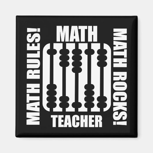 cooler Mathematiklehrer Magnet (Vorne)