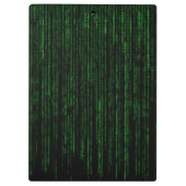 Cooler Matrix-Effekt Klemmbrett (Rückseite)