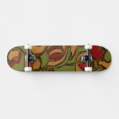 Cooler Maya-Hieroglyphen-Entwurf Skateboard (Horizontal)