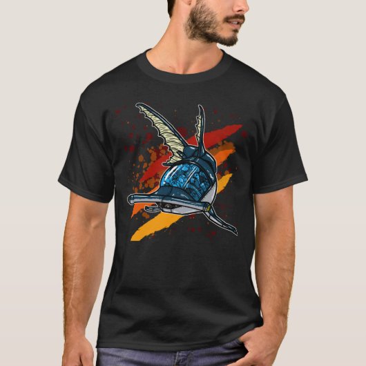 Cooler mechanischer Hai T-Shirt (Vorderseite)