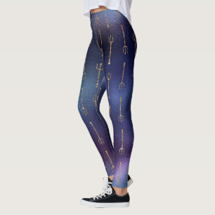 cooler Meerjungfrau-Glitzer Leggings