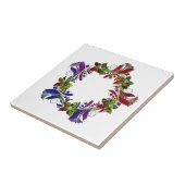 Cooler mehrfarbiger mit Blumenentwurf Fliese (Seite)