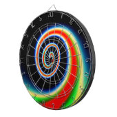 COOLER mehrfarbiger Swirl Dartscheibe (Vorderseite rechts)