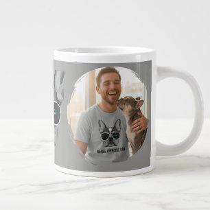 Cooler Merle Frenchie Dad French Bulldog  Jumbo-Tasse