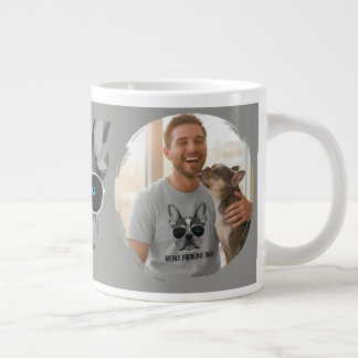 Cooler Merle Frenchie Dad French Bulldog Jumbo-Tasse