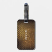 Cooler Metallgrunge-elektrische Gitarre Gepäckanhänger (Rückseite vertikal)