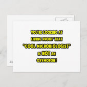 Cooler Mikrobiologe ist KEIN Oxymoron Postkarte (Vorne/Hinten)