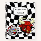 Cooler Minotaur-Videospielcontroller Notizblock (Vorderseite)