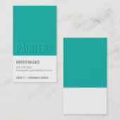 COOLER, mit einer Prägung versehen CHIP-Armbanduhr Visitenkarte (Vorne/Hinten)