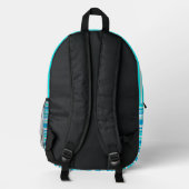 Cooler Mit Monogramm Rucksack für Mädchen (Rückseite)