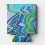 Cooler mit Psychedelic Design Dosenkühler (Rückseite)