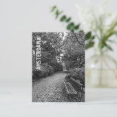 Cooler, moderner Amsterdamer Park Postkarte (Stehend Vorderseite)