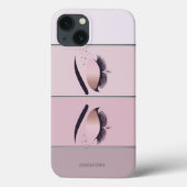 Cooler, moderner Chic Strip, Lashes Case-Mate iPhone Hülle (Rückseite)