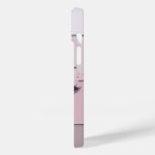 Cooler, moderner Chic Strip, Lashes Case-Mate iPhone Hülle (Rückseite / Links)