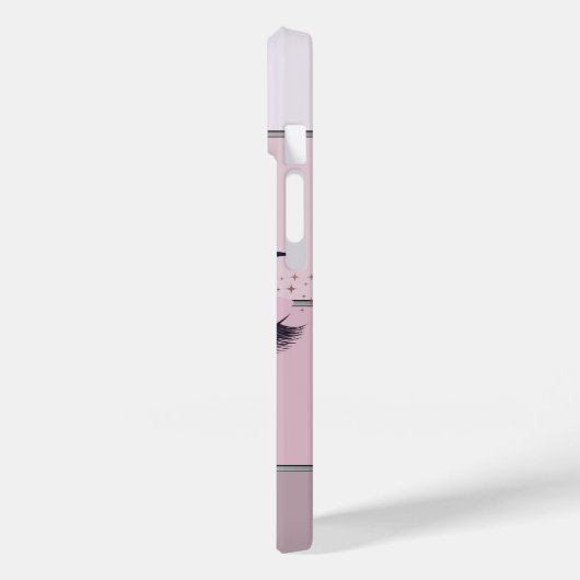 Cooler, moderner Chic Strip, Lashes Case-Mate iPhone Hülle (Rückseite / Links)