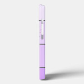 Cooler, moderner Chic Strip, Lashes Case-Mate iPhone Hülle (Rückseite / Links)