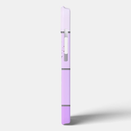 Cooler, moderner Chic Strip, Lashes Case-Mate iPhone Hülle (Rückseite / Links)