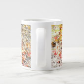 Cooler, moderner, farbenfroher abstrakter Hintergr Jumbo-Tasse (Rückseite)