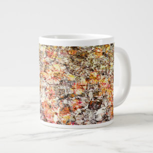 Cooler, moderner, farbenfroher abstrakter Hintergr Jumbo-Tasse