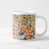 Cooler, moderner, farbenfroher abstrakter Hintergr Jumbo-Tasse (Rechts)