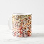 Cooler, moderner, farbenfroher abstrakter Hintergr Kaffeetasse (Vorderseite Links)