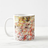Cooler, moderner, farbenfroher abstrakter Hintergr Kaffeetasse (Links)