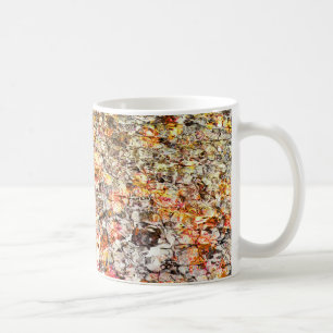 Cooler, moderner, farbenfroher abstrakter Hintergr Kaffeetasse