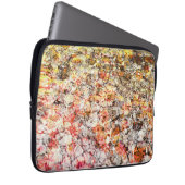 Cooler, moderner, farbenfroher abstrakter Hintergr Laptopschutzhülle (Vorne Rechts)