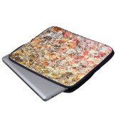 Cooler, moderner, farbenfroher abstrakter Hintergr Laptopschutzhülle (Vorne Knopf)