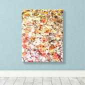 Cooler, moderner, farbenfroher abstrakter Hintergr Leinwanddruck (Insitu (Holzboden))