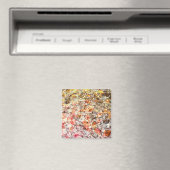 Cooler, moderner, farbenfroher abstrakter Hintergr Magnet (In Situ (Geschirrspüler))