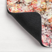 Cooler, moderner, farbenfroher abstrakter Hintergr Mousepad (Ecke)