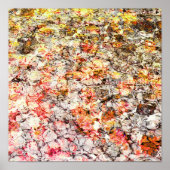 Cooler, moderner, farbenfroher abstrakter Hintergr Poster (Vorne)