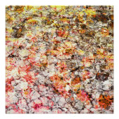 Cooler, moderner, farbenfroher abstrakter Hintergr Poster (Vorderseite)