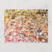 Cooler, moderner, farbenfroher abstrakter Hintergr Postkarte (Vorderseite)