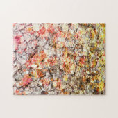 Cooler, moderner, farbenfroher abstrakter Hintergr Puzzle (Horizontal)