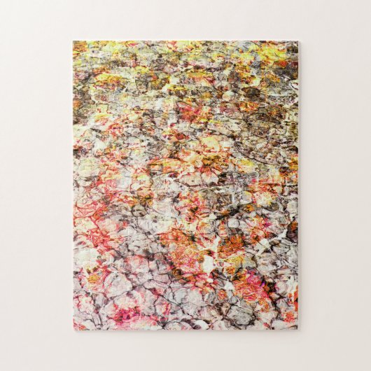 Cooler, moderner, farbenfroher abstrakter Hintergr Puzzle (Vertikal)
