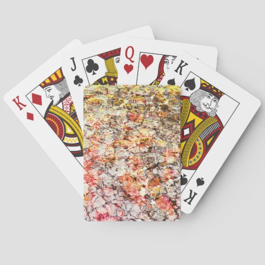 Cooler, moderner, farbenfroher abstrakter Hintergr Spielkarten (Rückseite)