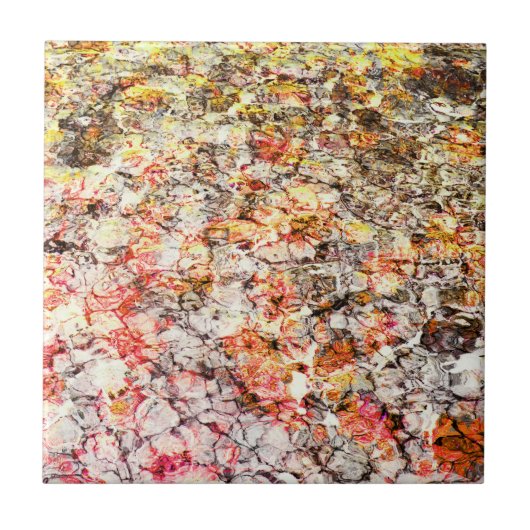 Cooler, moderner, farbiger abstrakter Hintergrund Fliese (Vorderseite)