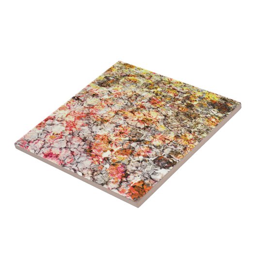 Cooler, moderner, farbiger abstrakter Hintergrund Fliese (Seite)