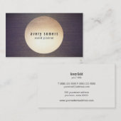 Cooler, moderner Goldrausch Visitenkarte (Vorne/Hinten)