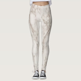 Cooler, moderner grauer Marmorstein Leggings