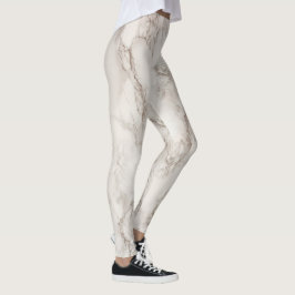 Cooler, moderner grauer Marmorstein Leggings