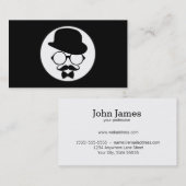 Cooler moderner Hipster-Geschäfts-Karten-Entwurf Visitenkarte (Vorne/Hinten)