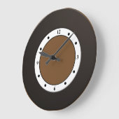 Cooler, moderner Metallischer Rahmen für alle Farb Große Wanduhr (Winkel)