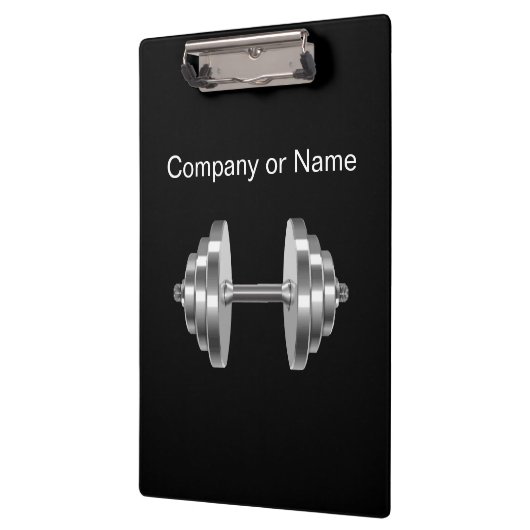 Cooler moderner Personal Trainer Klemmbrett (Links)