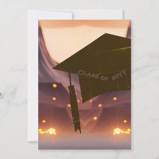 Cooler moderner Ritter Gamer Typ Grad Einladung (Rückseite)