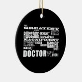 Cooler moderner Spaß behandelt Greatest Doktor Keramikornament (Rechts)