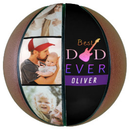 Cooler moderner Sport Bester Vater je FotoCollage Basketball