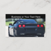 Cooler moderner Sportwagen Visitenkarte (Vorderseite)